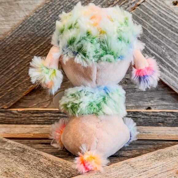 Pair of 2021 TY Beanie Boo Dogs, Chewey the Chihuahua & Rainbow the Poodle, 6" - Picture 3 of 11